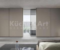 Armoire Coulissante Double Face avec Porte en verre Intégrée - 4