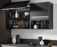 Cuisine Noir en Chêne Vieilli Cognac | Design graphique & naturel - 3