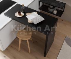Cuisine MURANO BRILLANT-GL blanc cristal | Éclat moderne et pureté graphique - 3