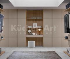 Dressing | armoire avec niche et cuir éco - 6