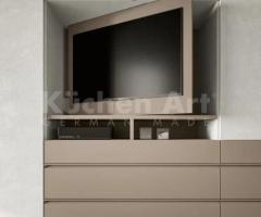 Armoire Double Face avec TV Intégrée – Élégance Fonctionnelle - 7