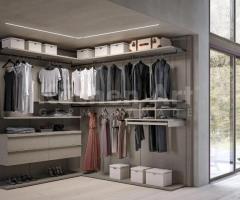 Dressing d’angle Up&Down avec armoire double face – Élégance sobre & rangement optimisé - 2